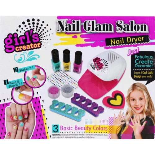 Zestaw do malowania paznokci z suszarką 101466